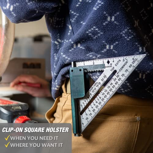 Square Holder - Clip-On Square Holster for Tool Belt - Grip Support Store