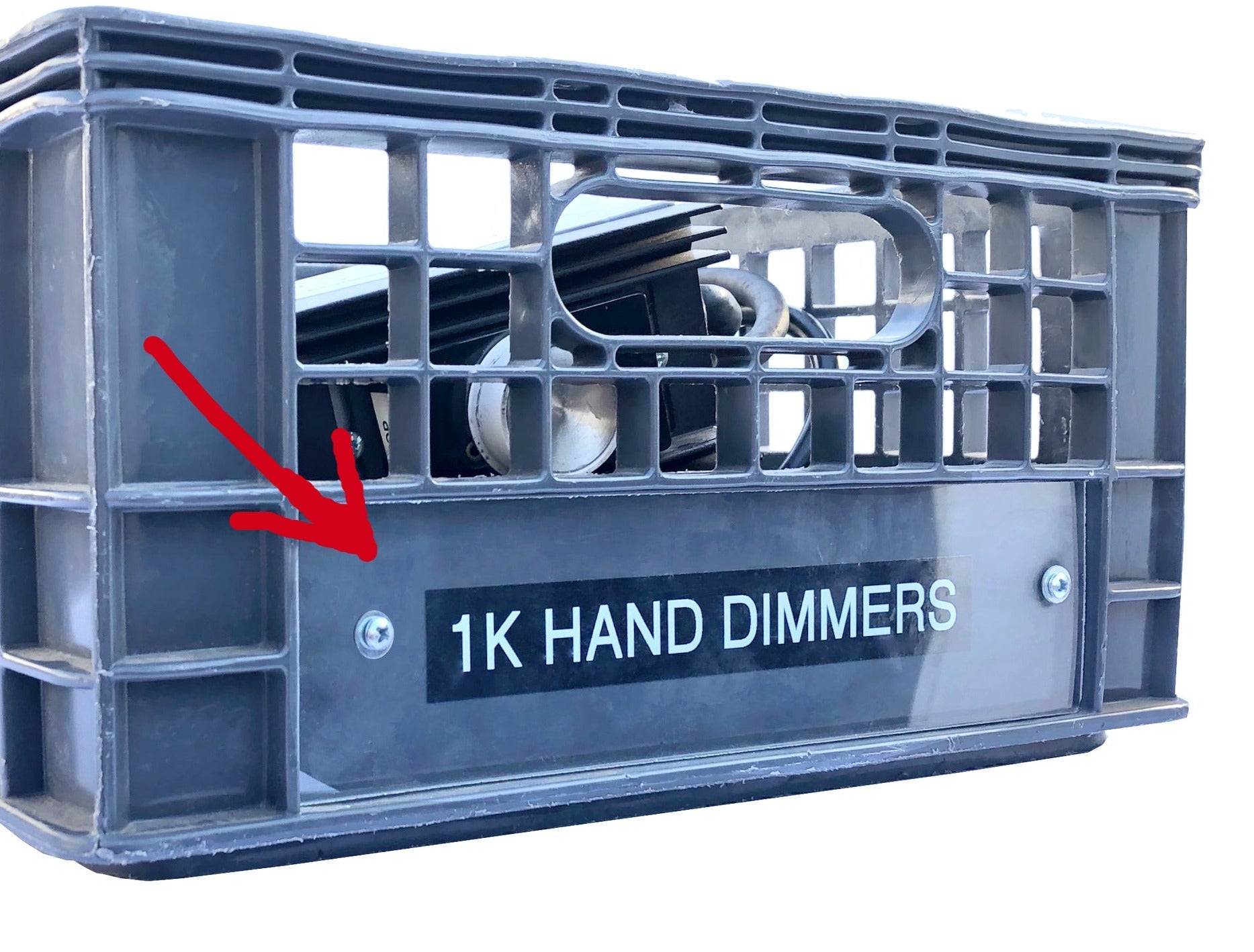 Milk Crate Label Cover ( Short or Long ) 10 Pack - Grip Support Store