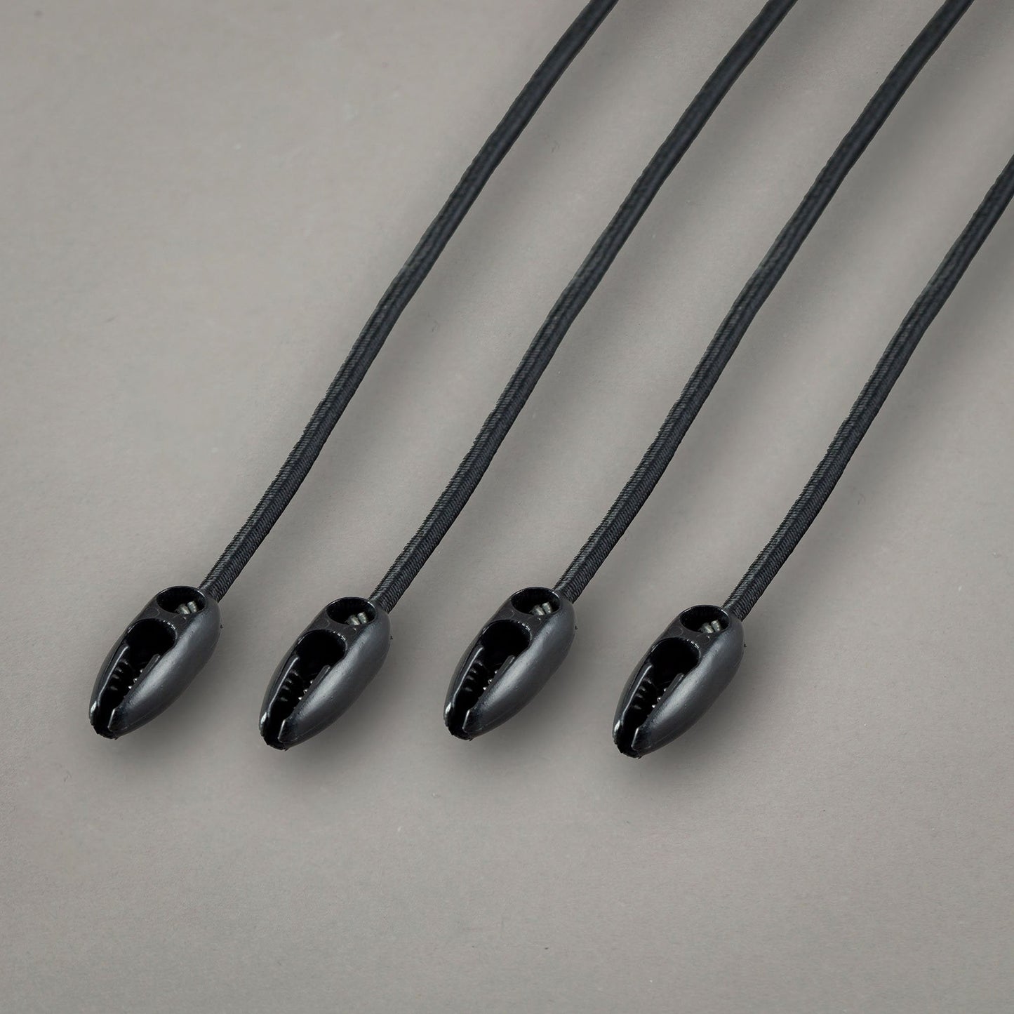 6mm BLACK ELASTIC CORD ADJUSTABLE CLIP SET - Grip Support Store