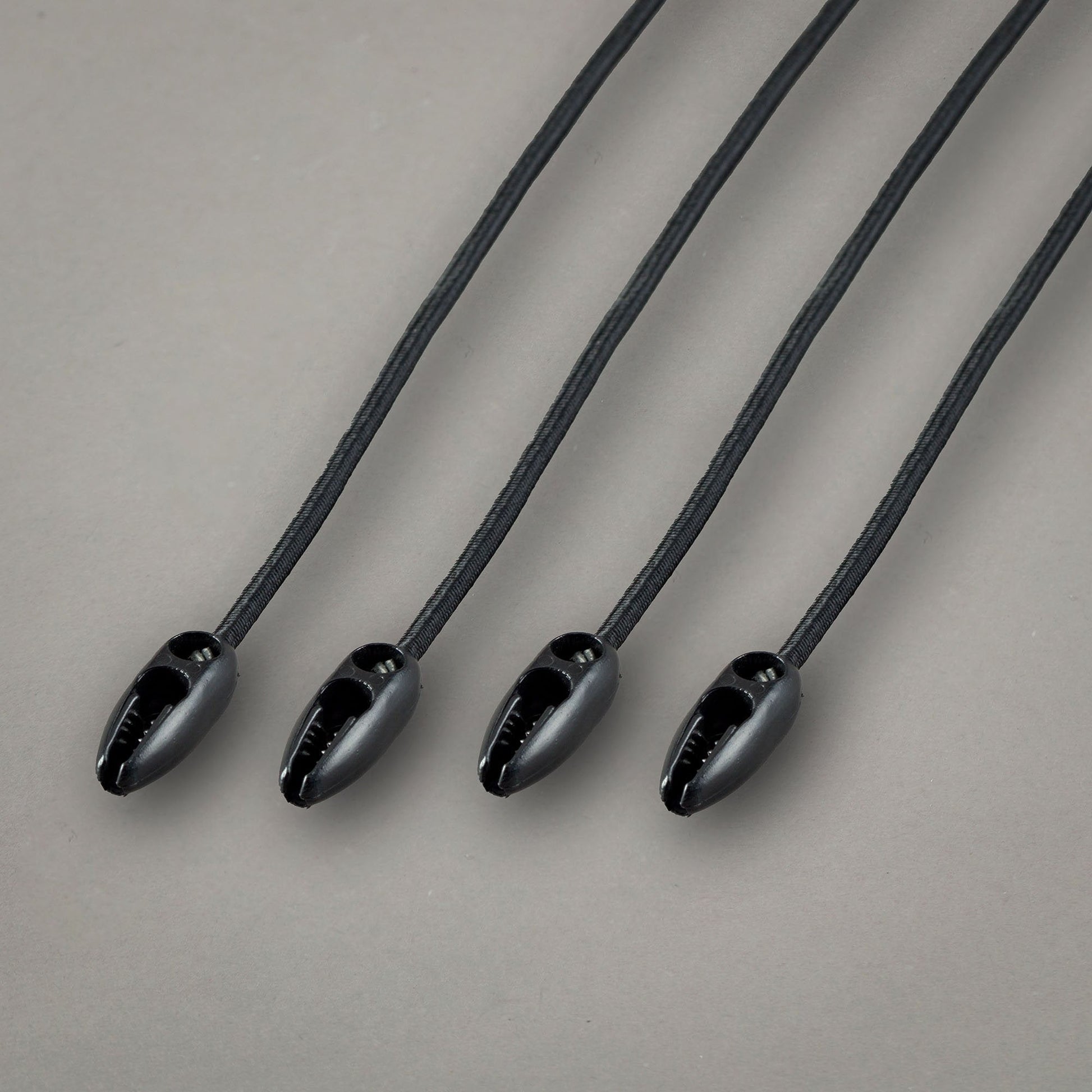 6mm BLACK ELASTIC CORD ADJUSTABLE CLIP SET - Grip Support Store