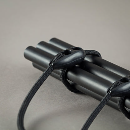 6mm BLACK ELASTIC CORD ADJUSTABLE CLIP SET - Grip Support Store