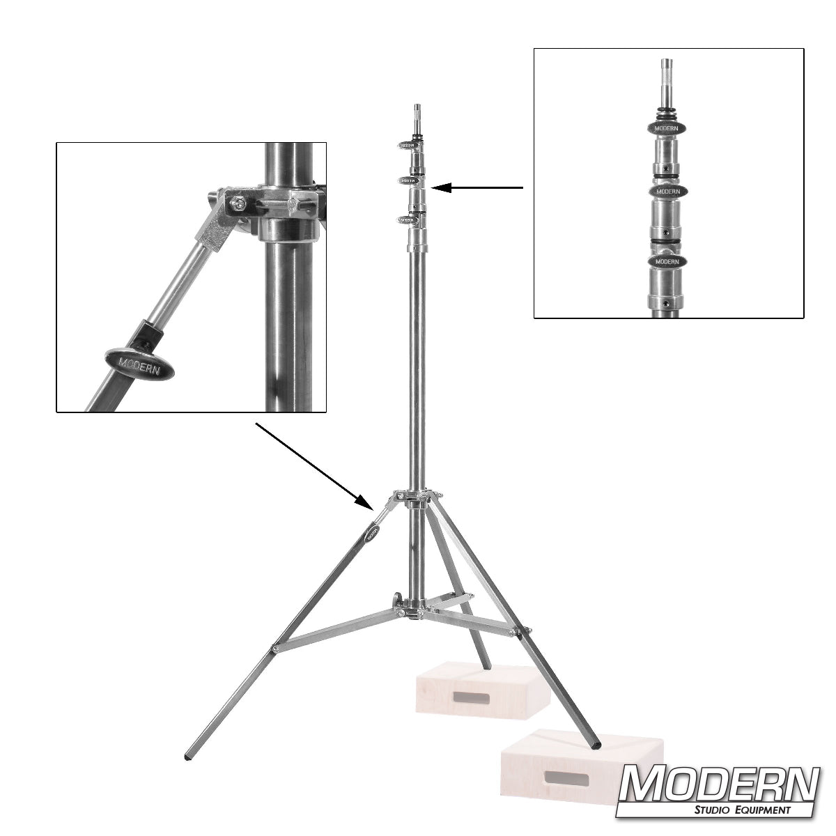 Baby Triple Riser Stand with Rocky Mountain Leg - Grip Support Store