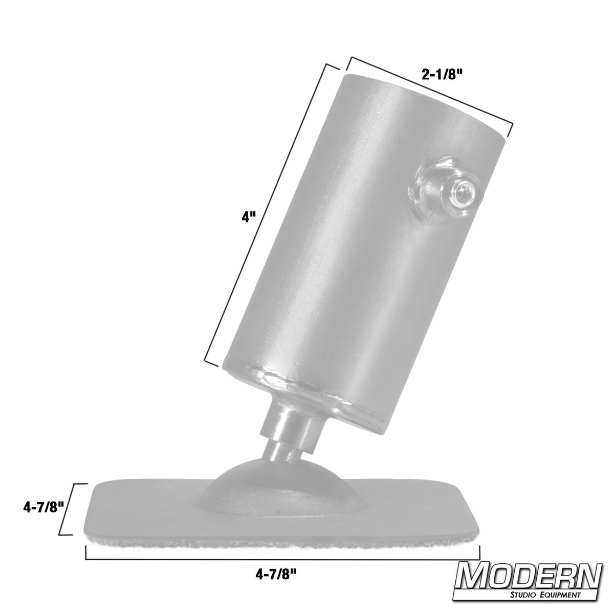 Pipe Flange Base with Swivel for 1-1/2" Speed-Rail® - Grip Support Store