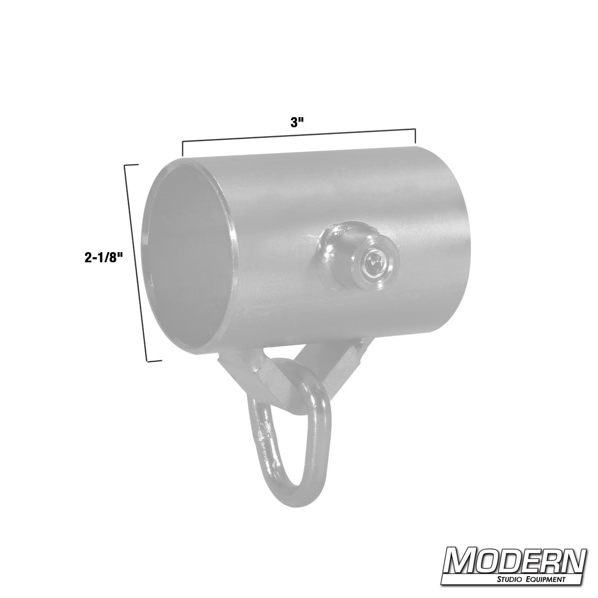 Slider with D-Ring for 1-1/2" Speed-Rail® - Grip Support Store