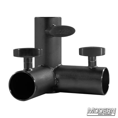 3-Way Pass Through Corner for 1-1/2" Speed-Rail® - Grip Support Store