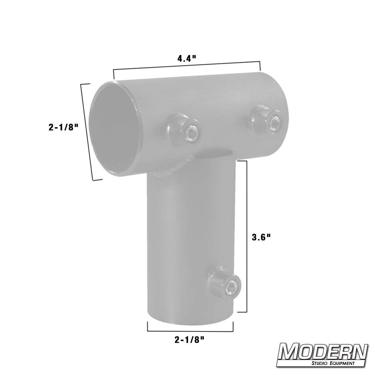 Pipe Tee Receiver for 1-1/2" Speed-Rail® - Grip Support Store